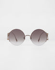 Diptych Sunglasses in Champagne. Front View. 