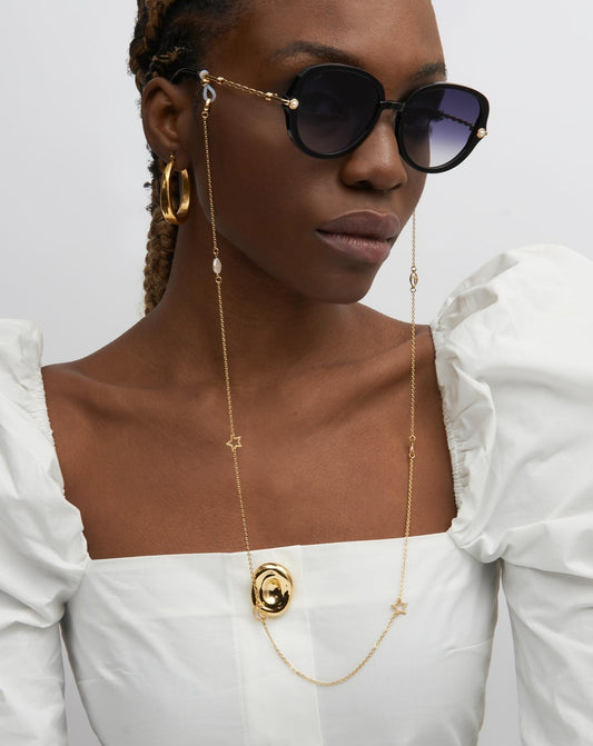 Jaguar Gold Glasses Chain – The Bias Cut